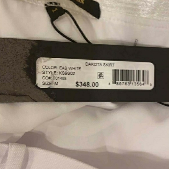 Koby Halperin Dakota White Lyocell Skirt - Picture 4 of 4